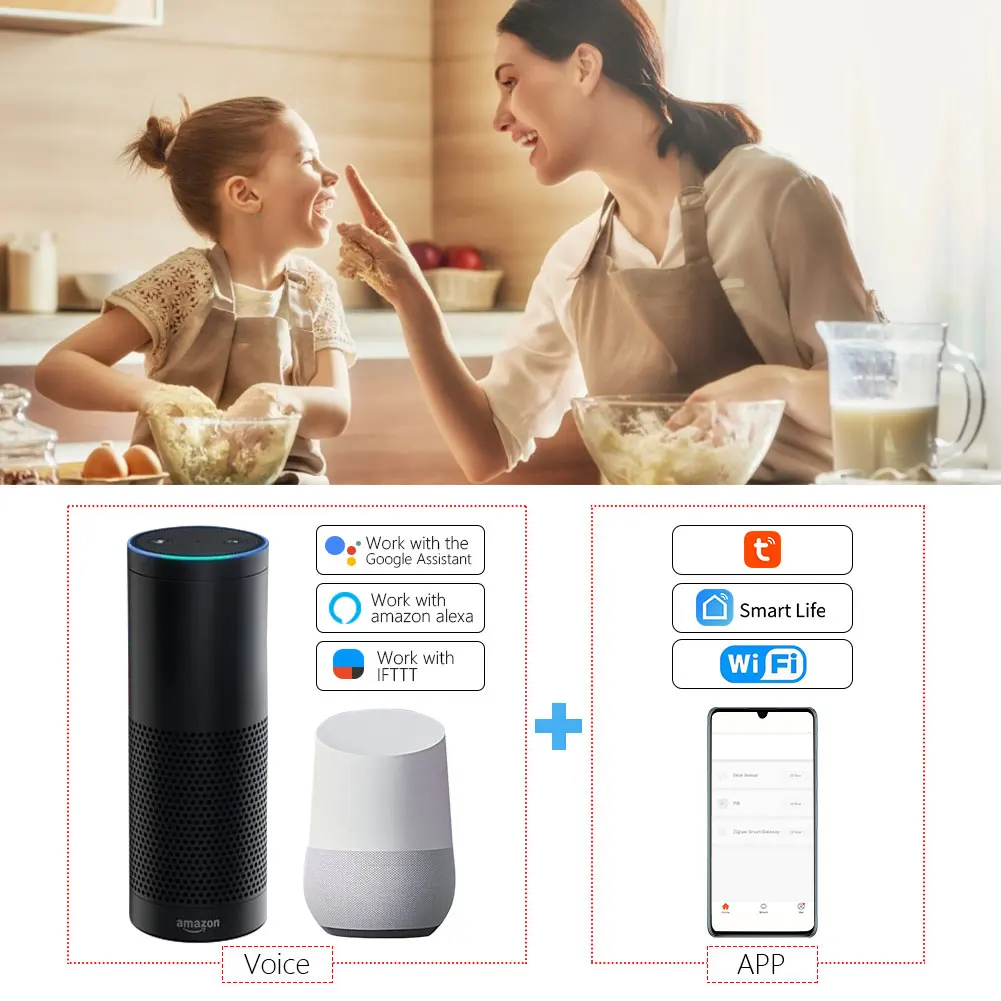 CBE New WiFi Smart Sockets 16A EU UK US Plug Tuya Smart Life APP Work with Alexa Google Home Smart-Home Automation
