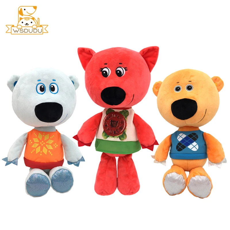 Cute Mimi Bebe Bears Franny Bjorn Bucky Russian Cartoon Plush Stuffed Toys Cute Animals Anime Kawaii Dolls For Child Baby Gifts Stuffed Plush Animals Aliexpress