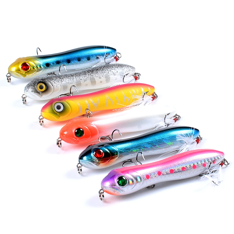 6 шт., приманка для рыбалки, 10 см, 16,2 г, карандаш, Поппер, Pesca, искусственные профессиональные воблеры для рыбалки