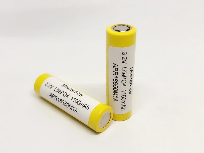 MasterFire 2 шт./лот 3 В LifePO4 18650 1100 мАч APR18650M1A аккумуляторные батареи 20A 15C для mod mech pack
