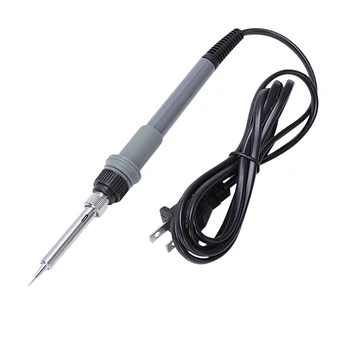 

GTBL Us Plug,110V 60W Electrical Soldering Iron Adjustable Temperature Soldering Welding Rework Repair Tool + 5Pcs Solder Tip