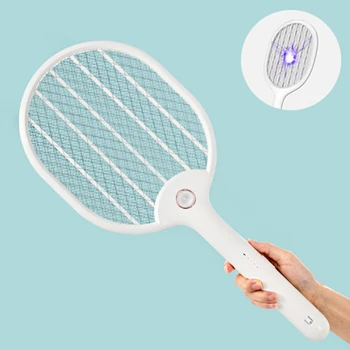 

3000V Electric Mosquito Swatter Portable Camping Travel Three-layer Anti-electric Shock Net USB Charging Mosquito Dispeller