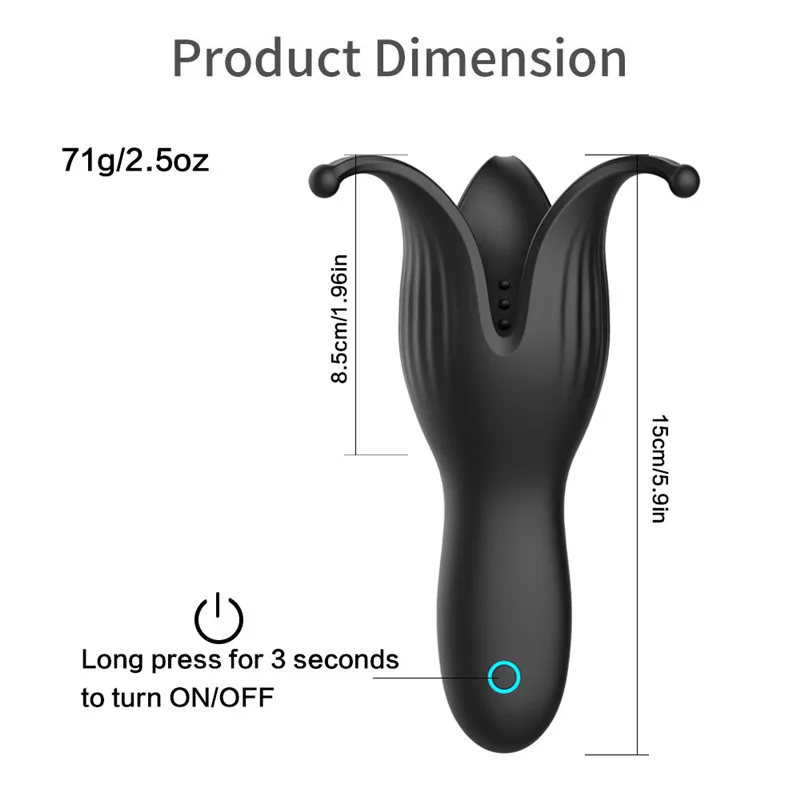 Automatic Glans Vibrator Silicone Sex Toys For Men Glans Stimulator Male Masturbator Cup Delay Ejaculation Sex Flirting Vibrator (3)