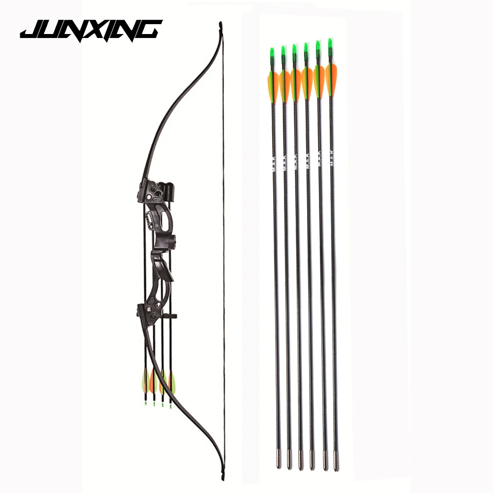 

48 Inches Recurve Bow 20 Lbs with Arrows for Children and Women Right Hand User Archery Hunting Shooting