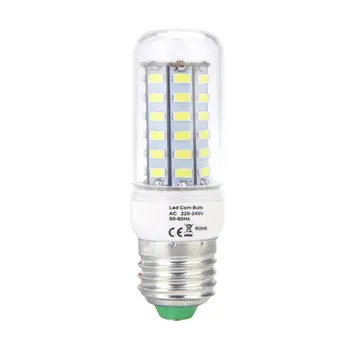 

ICOCO Lampada E27 12W 5730 SMD 220~240V LEDs Corn Light Lamp Bulb Energy Saving 360 Degree White