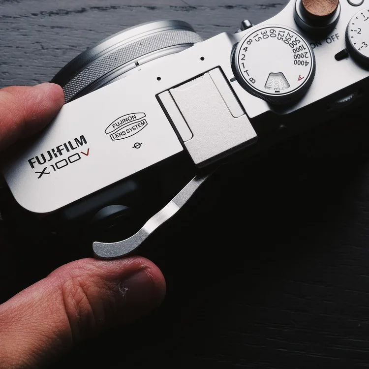 Poggiapiedi Impugnatura Per Pollice Copriscarpe Caldo Per Fuji X100V Impugnatura Pieghevole Per Pollice Fujifilm