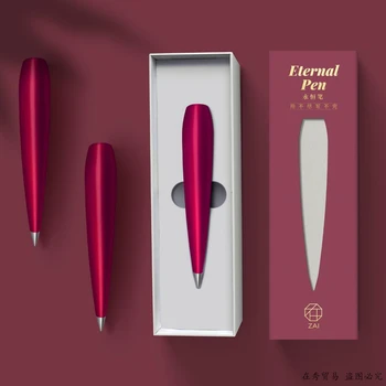 Creative Eternal Pen Forever Pencil metal/wood  Endless Pen Signature Pen No Need Ink Pen 1