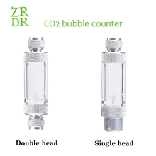 ZRDR обратный клапан для аквариума-регулирующий рассеиватель реактор с одной или двумя головками Аквариум CO2 счетчик пузырьков воздушный насос аксессуары ZRDR обратный клапан для аквариума-регулирующий рассеиватель реактор с одной или двумя головками Аквариум CO2 счетчик пузырьков воздушный насос аксессуары