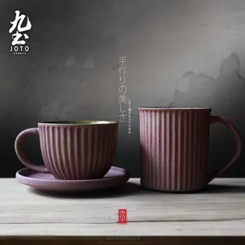 

Avengers Black Milk Water Bottle Drinkware Mug With Lid And Spoon Mug High Quality Ceramic Cup Purple Clay Handgrip W