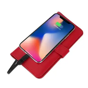 

6000mAh Wallet Portable Qi Wireless Charger Power Bank For iPhone Xiaomi mi 9 se External Battery Fast Charging Powerbank