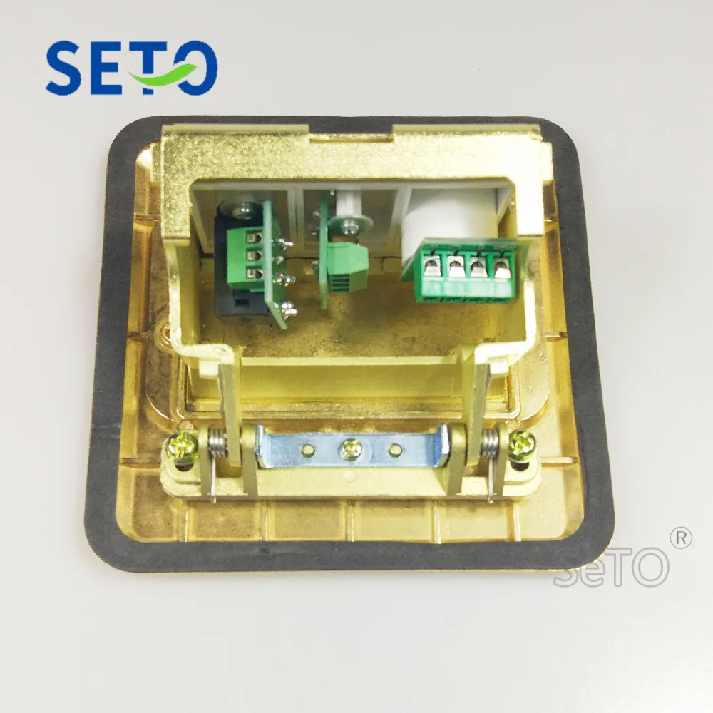 Выдвижной напольный разъем SeTo аудиоразъем XLR + 2 0 USB аудио микрофон настенная