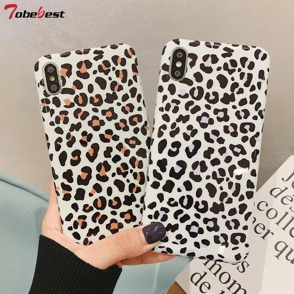 

Leopard Phone Case for iPhone X XS Max XR 8 7 6 6s Plus Case Soft TPU Silicone Cover for iPhone XS MAX 8 Plus Cover
