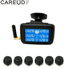 С датчиком перезаряжаемый грузовик автобус черный сигнал тревоги точный монитор давления в шинах Электрический легко установить цифровой сброс беспроводной