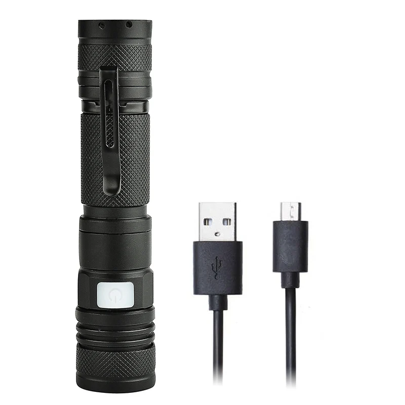 FX-DZ501301 светодиодный фонарик XM-L2 U3 микро заряжаемый через интерфейс USB фонарь с приближением, 5 режимов Алюминий фонарь фонарик факел - Испускаемый цвет: Option A