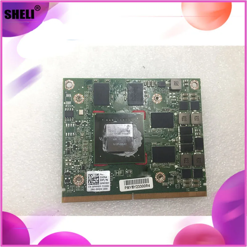 Для Dell PMY8Y M4600 Nvidia Quadro 2000M 2GB SDRAM Video Card Graphic|Материнские платы| |