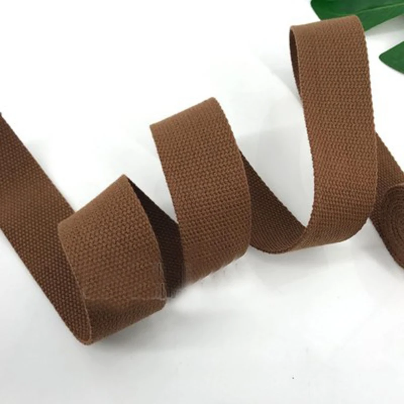 캔버스 리본 벨트 가방, 면 웨빙 스트랩, 의류 DIY 공예 액세서리, 2 미터, 50mm(2 인치)