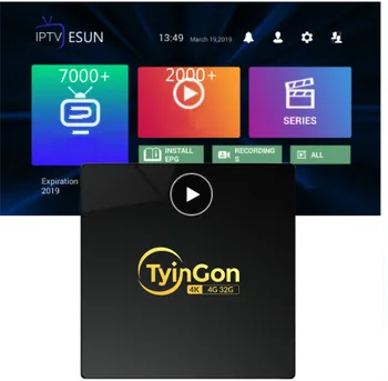 

TyinGon 2019 Android tv box 2G16G 4G32G H.265 Smart tv box Set-top box With 1 Year Summer Time Buy Now Get 1 year gi