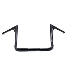1" Rise 1-1/4" Мотоцикл черный APE вешалка руль для пользовательских Softail FLST FXST Sportster XL Dyna Touring Кафе Racer