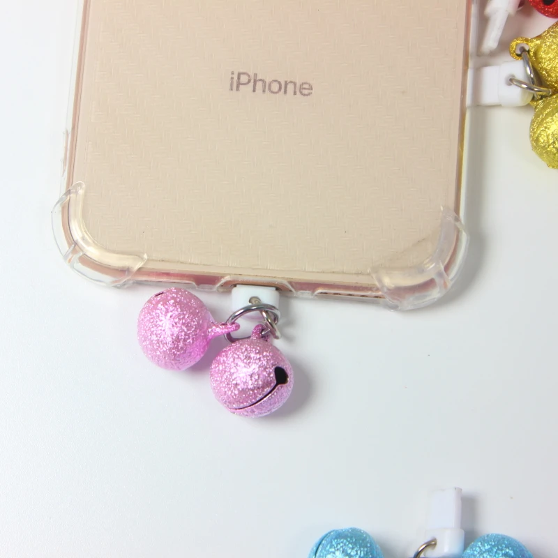 

Apple-specific kawaii Small bell Theft prevention Data Port charge port Anti dust plug for iphone X XS MAX XR 8 8S 7 6 6S 5 5S