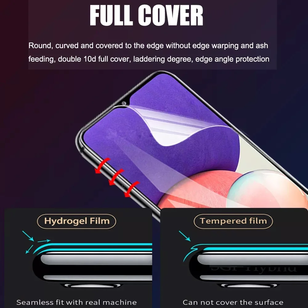 mobile screen protector Hydrogel Film For Samsung Galaxy A01 A11 A21 A31 A41 A51 A71 Protective Film M01 M11 M21 M31 M51 A10 A20 A30 A50 A22S Film phone screen guard