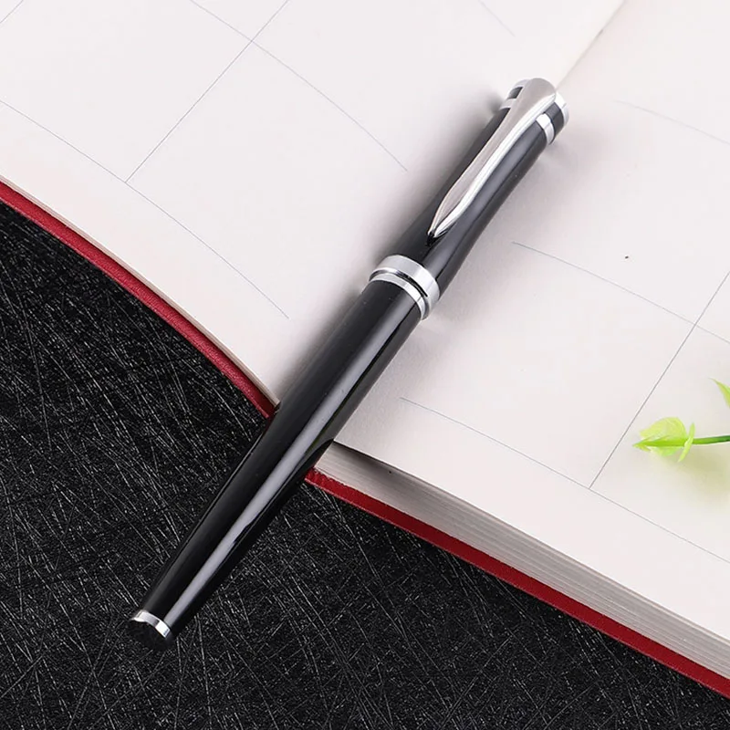 Роскошная деловая офисная ручка, металлические шариковые ручки для студентов, письма в школу, канцелярские принадлежности 03756 - Цвет: 1