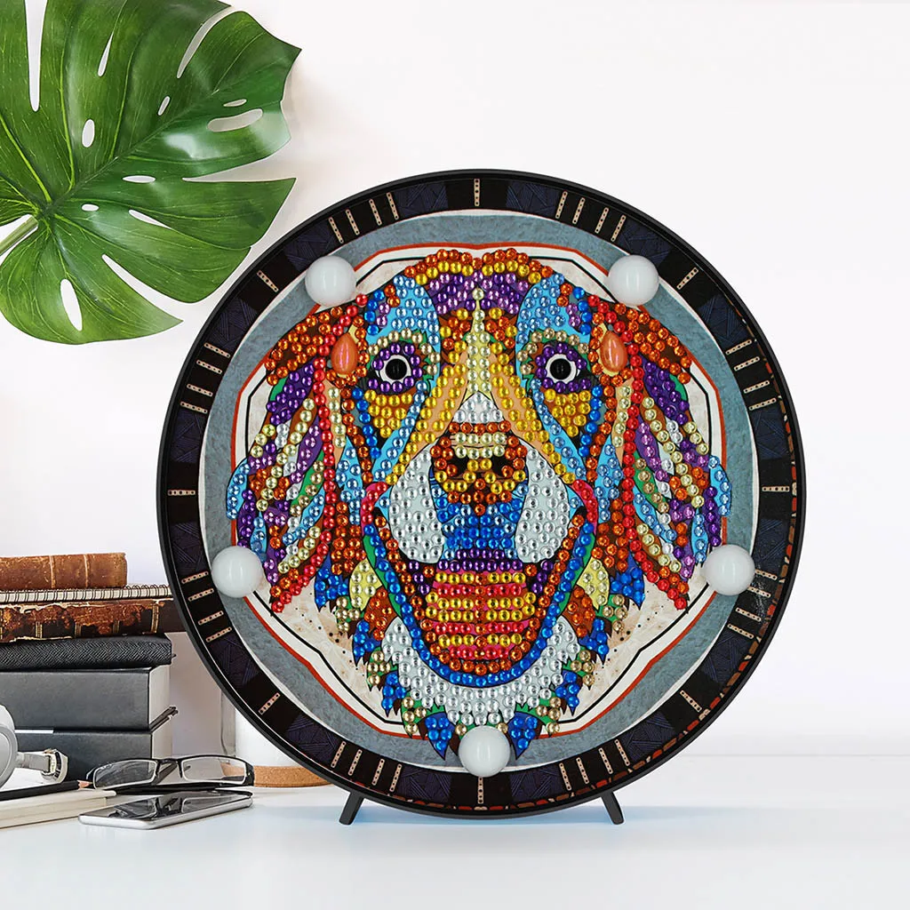DIY Ручная точечная дрель, моделирующая лампа для животных, алмазная живопись, украшение для спальни,, горячая Распродажа, поддержка,, прямая Прямая поставка