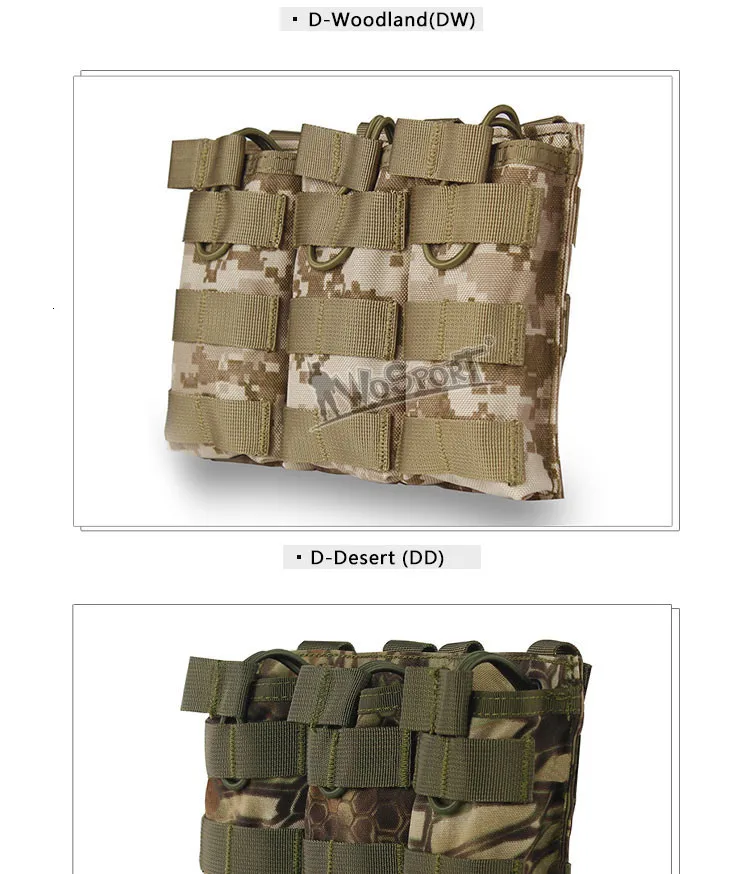 Wosport 1000d нейлон molle тактический жилет аксессуар Военная армейская сумка для хранения журналов paintball сумка для пейнтбола аксессуары