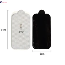 20 шт./лот хорошее качество 9*5 см электродные накладки для иглоукалывания, массажер для похудения, цифровой терапевтический массажер