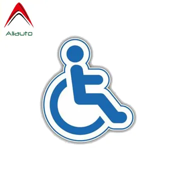 

Aliauto Cartoon Car Sticker Cute Disabled Mobility Badge PVC Waterproof Reflective Cover Scratches Decoration Decal,11cm*10cm