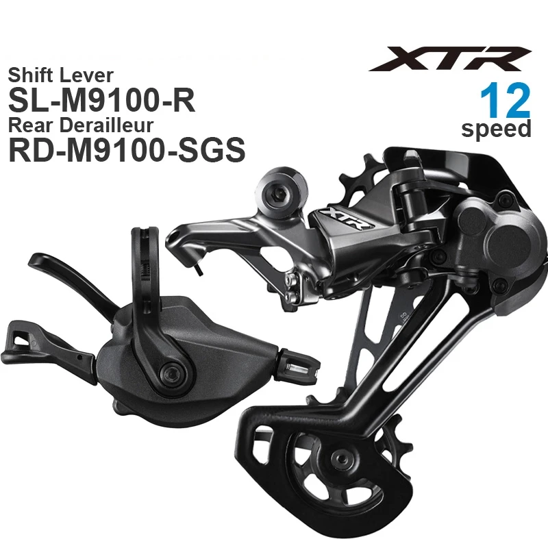Переключатель передач SHIMANO XTR M9100 горный велосипед 1x12 В 12 Скоростей | Спорт и