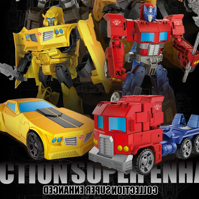 

Anime Figure Transformation Metal Alloy Parts Action Figure Robot Toy Optimuss Prime V-class Car Robot Model Christmas Children