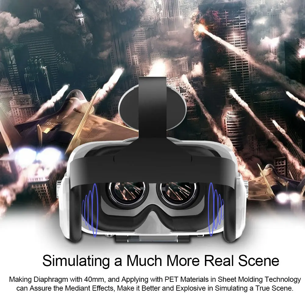 Bobovr z4 VR коробка Виртуальная реальность шлем очки 3D VR очки Мини Google картон VR коробка 2,0 BOBO VR для 4-6 'мобильного телефона