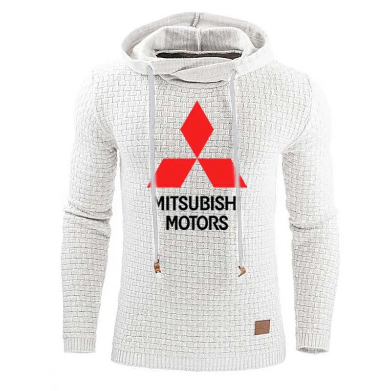 Мужская толстовка с логотипом Mitsubishi повседневная спортивная в стиле хип хоп