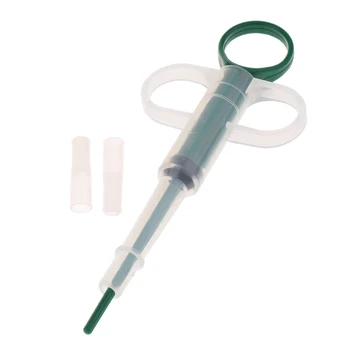 

Pet Pill Tablet Feeder Plastic Syringes Medical / Water Feeding Tool with Soft Tip and Finger Rings for Cats Dogs
