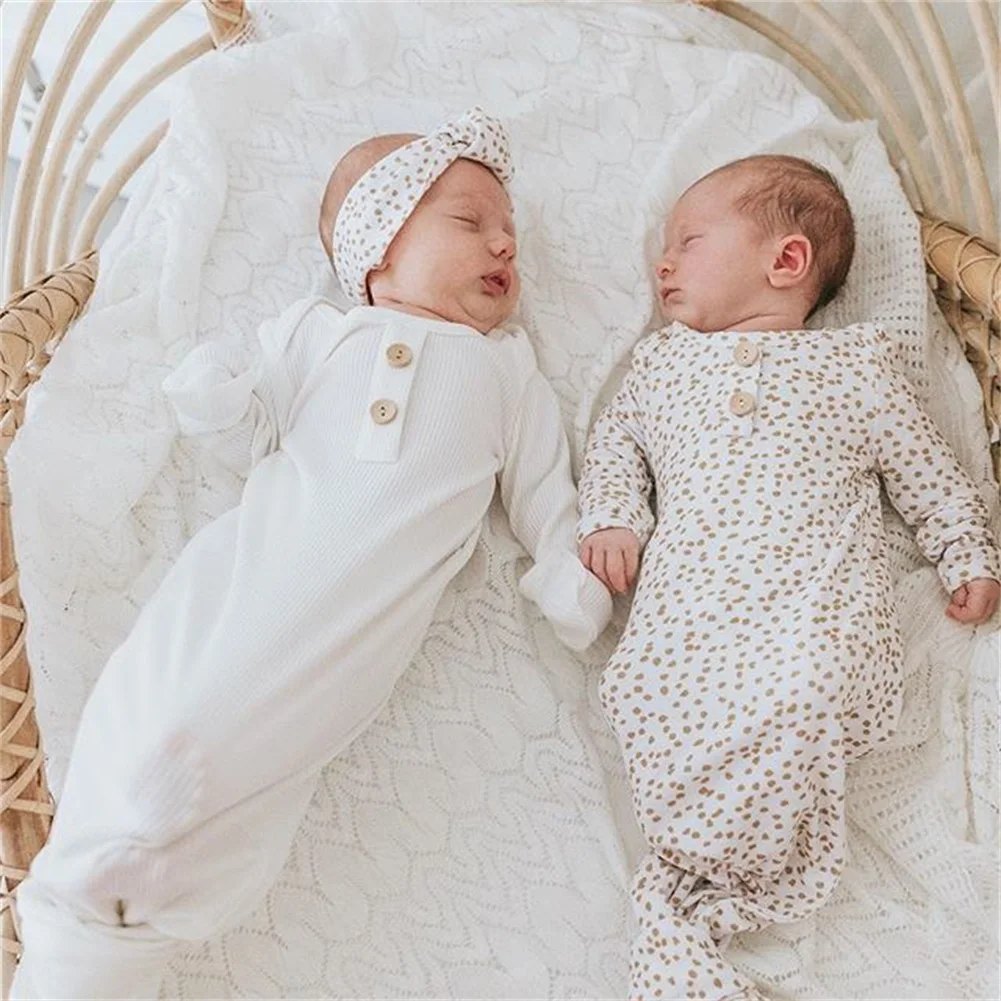 CANIS/осенне-весенняя одежда для новорожденных мальчиков и девочек с длинными рукавами и принтом в горошек на пуговицах; комбинезон; боди; комбинезон