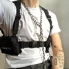 Unisex Black Chest Rig Bag Streetwear Tactical Vest Hip-hop Chest Bags Fashion Tactics Waist Pack Woman Functional Square Bag ► Photo 3/6