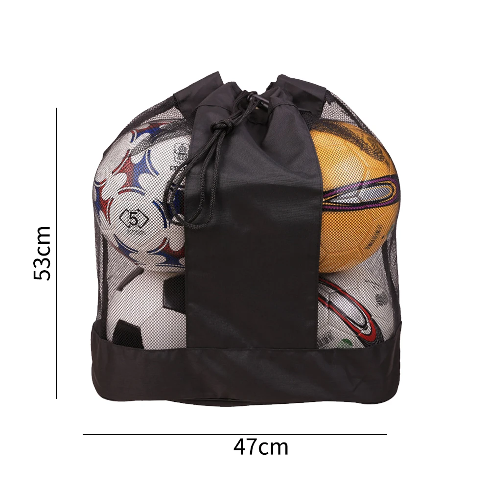 Одно плечо сетки мяч мешок легко носить регулируемый ремень Баскетбол мешок футбол ткань Оксфорд Спорт на открытом воздухе оборудование