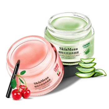 

Moisturizing Lip Mask Cherry Aloe Essence Extract Lip Mask Hydrating Nutrious Repair Sleep Lip Film Remove Dead Skin TSLM2