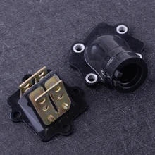 Beler производительность впускной коллектор КАРБЮРАТОР впускной и тростниковый клапан и соединение загрузки подходит для Yamaha Jog 50cc 1PE40QMB 2 тактный