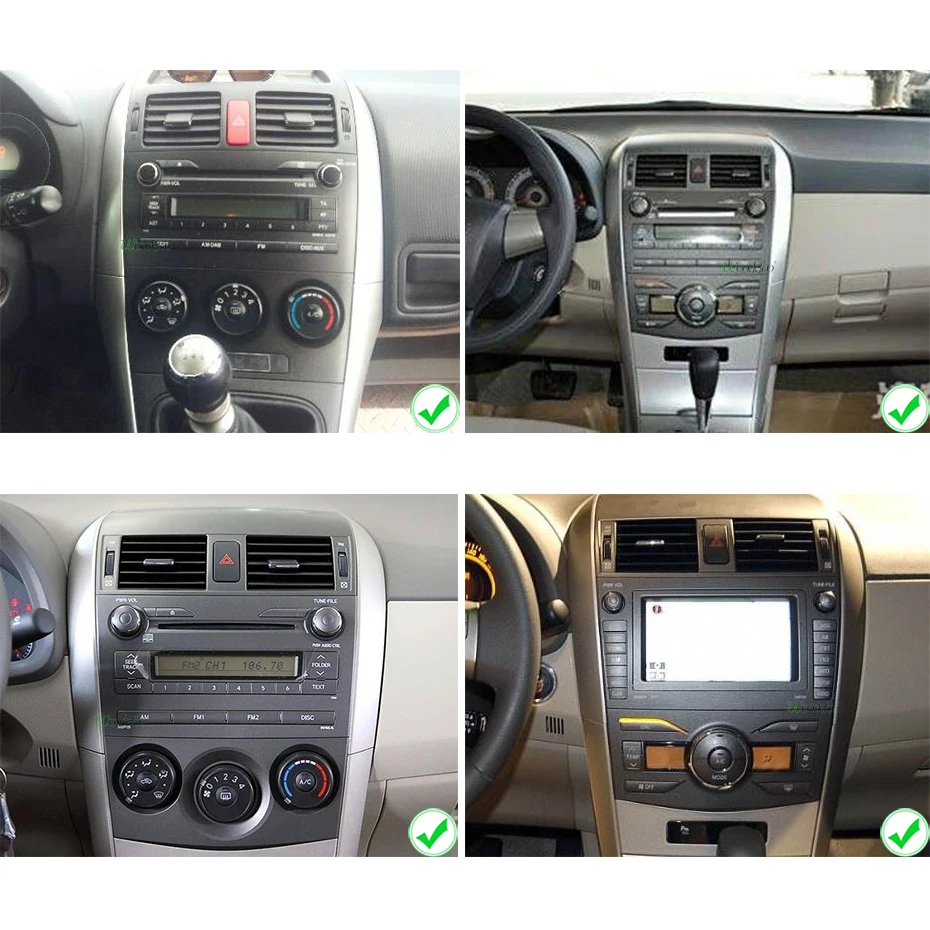 Clearance DSP IPS Android 9.0 64G 2 DIN DVD PLAYER For TOYOTA AURIS Altis COROLLA 2012 2013 GPS radio screen stereo navigation multimedia 5