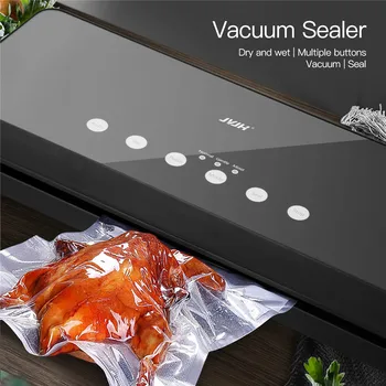 

30CM Automatic Vacuum Sealer Food Packaging Machine Sealing Food Kitchen Food Fresh Vacuum Packer Sealing+10pcs Storage Bags