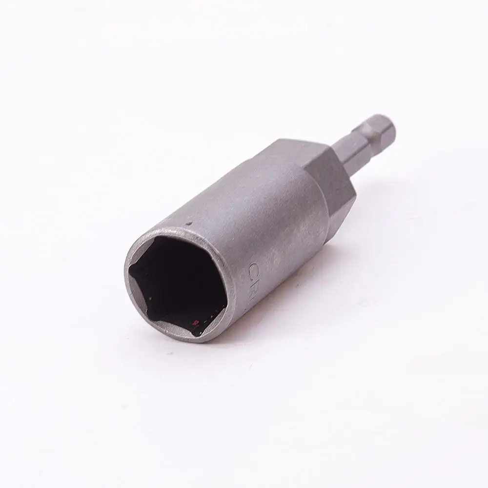 15mm x1pcs Высокое качество 1/" привод 6~ 19 мм шестигранные розетки 80 мм Общая длина металлическая ударная гайка сеттер Драйвер гнездо бит ручной инструмент набор 1~ 10 шт - Цвет: 15mm x1pcs