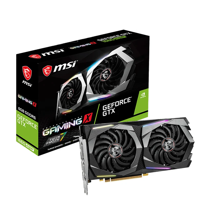 Видеокарта Msi GTX1660 SUPER magic dragon Nvidia игровая X 6 g GDDR6 192bit GPU видеокарта | Компьютеры и