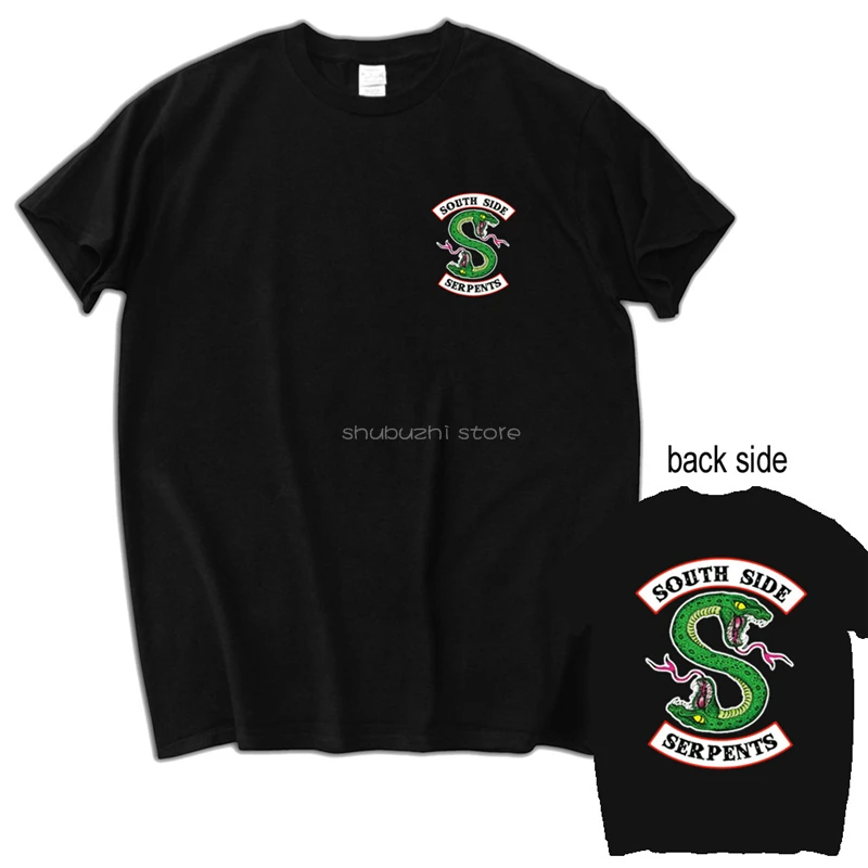 Мужская футболка Летний стиль Топы ривердейл &quotSouth Side serpents&quot для мужчин