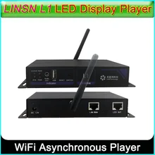 LINSN L1 асинхронный плеер, WiFi/LAN/USB метод полноцветный светодиодный дисплей отправителя