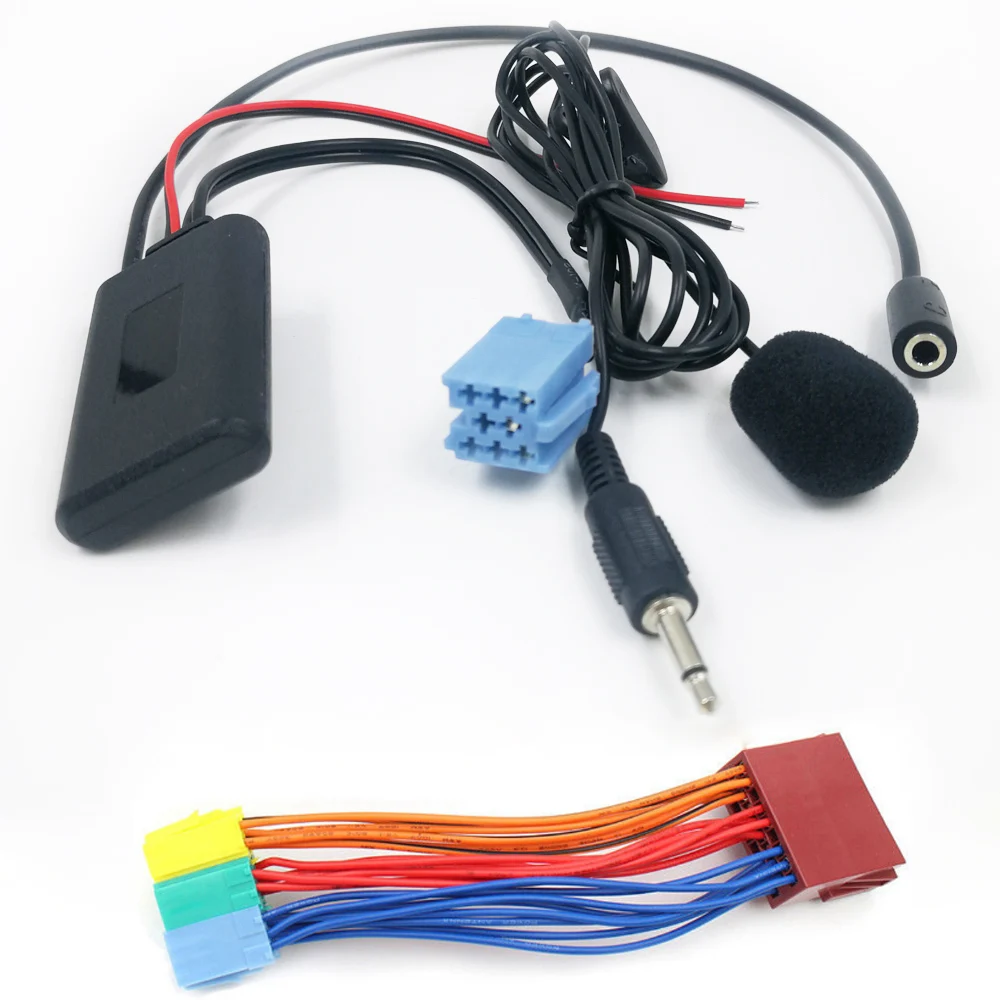 Biurlink 2020 автомобильный Радио Bluetooth 5 0 AUX Mp3 вход адаптер микрофон Handsfree кабель