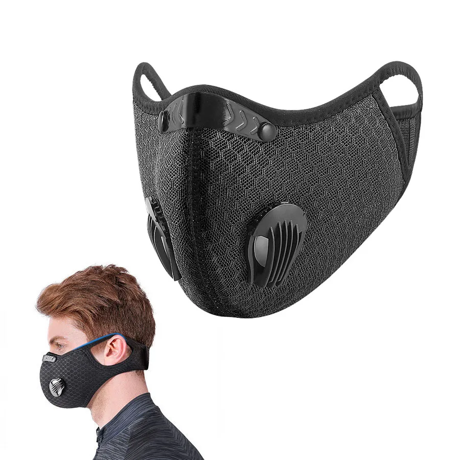 Lot de 5 Masques Réutilisables en Tissu avec Filtres - Protection Lavable
