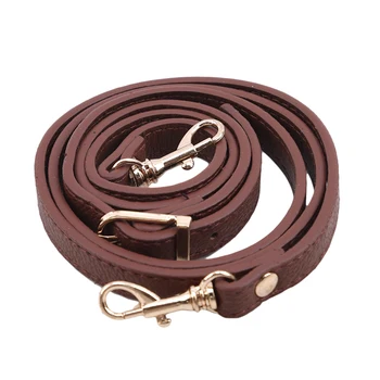 

Women PU Crossbody Shoulder Bag Handle Strap Ladies DIY Solid Color Purse Bag Belts Metal Button Strap Accessories
