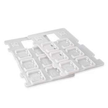 

2Pcs 6 in 1 Expansion Game Card Slots Storage Box Game Console TF Memory Card Container for Nitend Switch