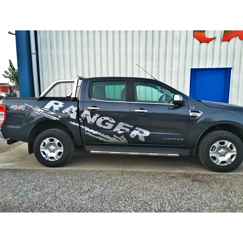 2 шт. mudslinger тело задний хвост сторона графический винил для Ford ranger
